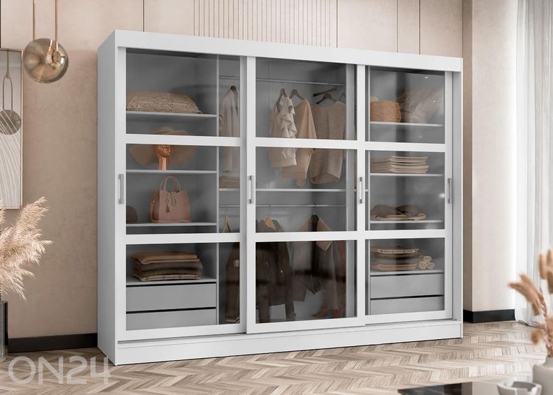 Liukuovikaappi Brie 250 cm kuvasuurennos