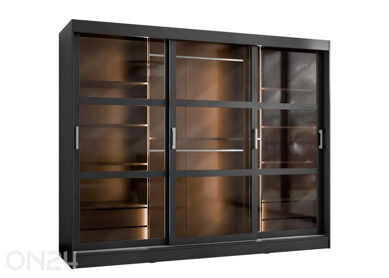 Liukuovikaappi Brie + LED kuvasuurennos