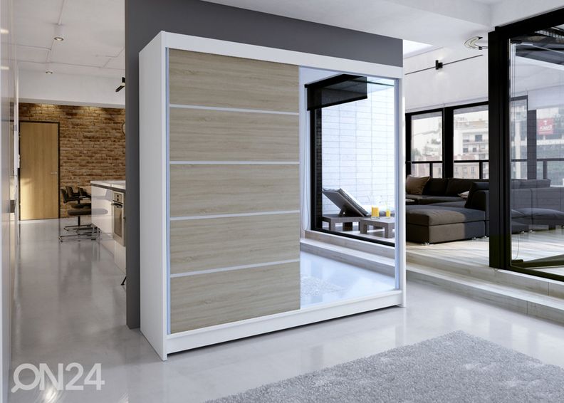 Liukuovikaappi Cabo 180 cm kuvasuurennos