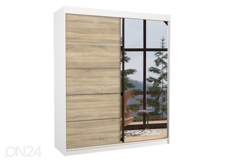 Liukuovikaappi Cabo 180 cm kuvasuurennos