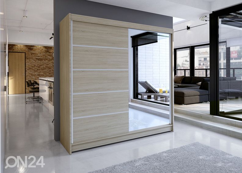 Liukuovikaappi Cabo 180 cm kuvasuurennos