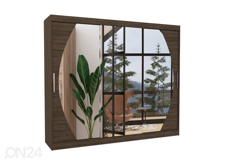 Liukuovikaappi Camden 250 cm kuvasuurennos