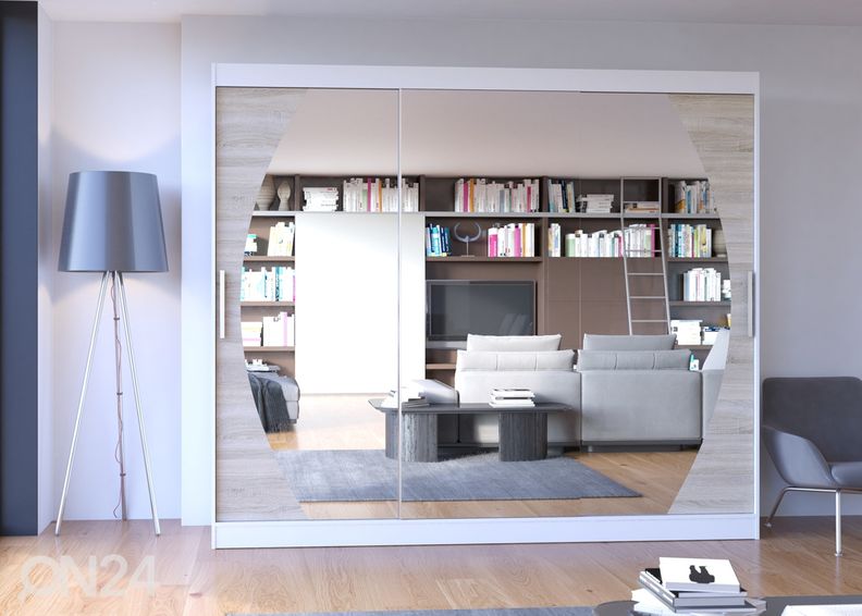 Liukuovikaappi Camden 250 cm kuvasuurennos