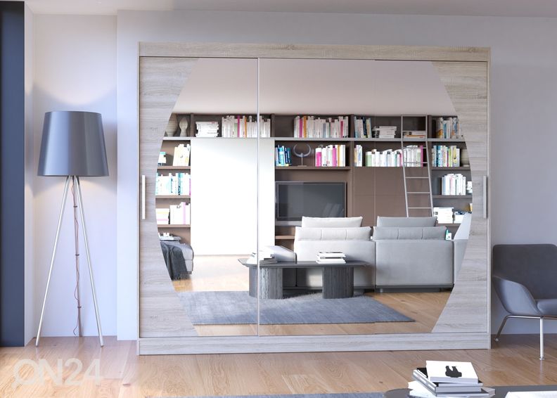 Liukuovikaappi Camden 250 cm kuvasuurennos