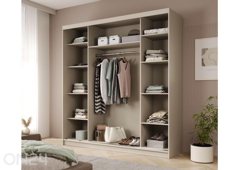 Liukuovikaappi Cannae 200 cm kuvasuurennos