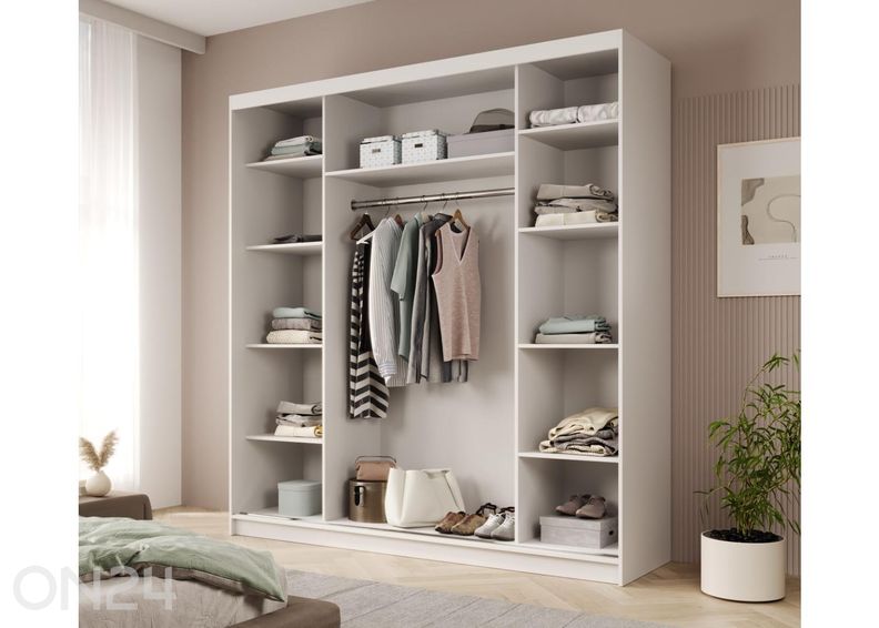 Liukuovikaappi Cannae 200 cm kuvasuurennos