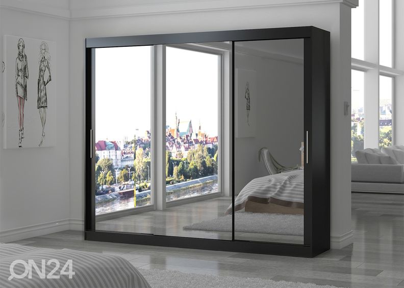 Liukuovikaappi Charlotte 250 cm kuvasuurennos