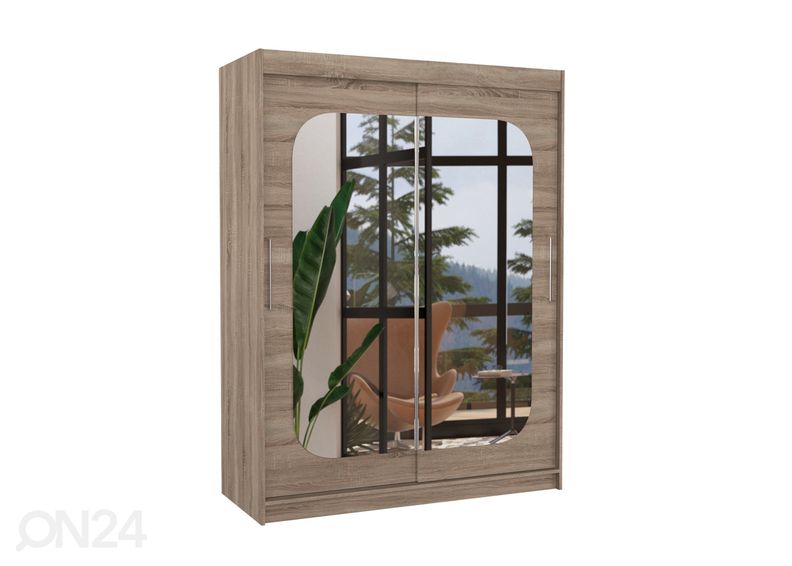 Liukuovikaappi Clarksville 150 cm kuvasuurennos