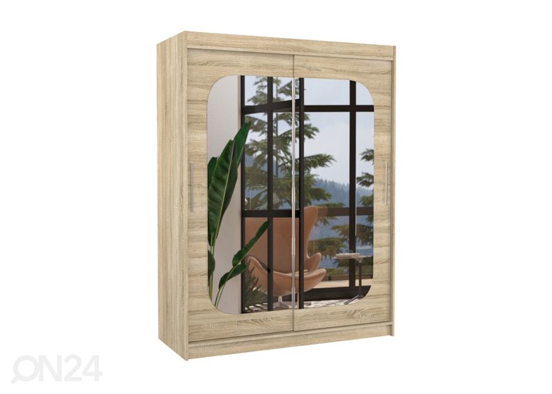 Liukuovikaappi Clarksville 150 cm kuvasuurennos