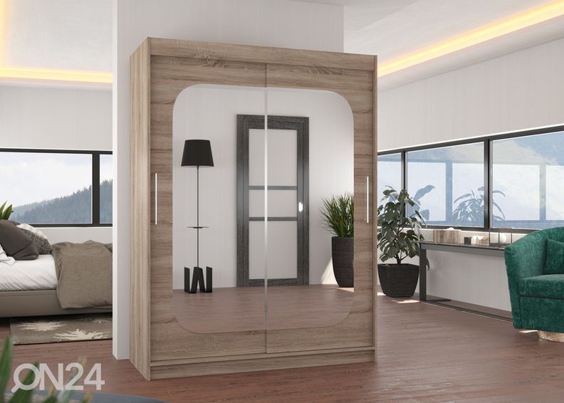 Liukuovikaappi Clarksville 150 cm kuvasuurennos