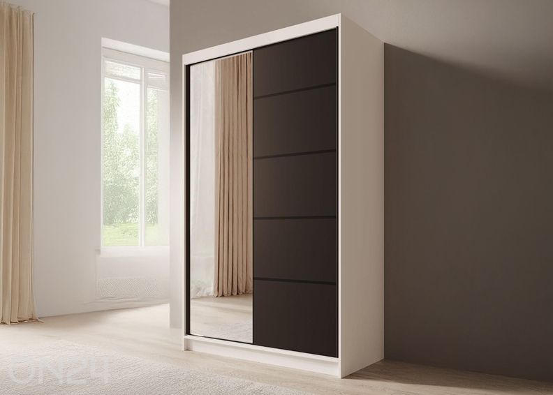 Liukuovikaappi Como 120 cm kuvasuurennos