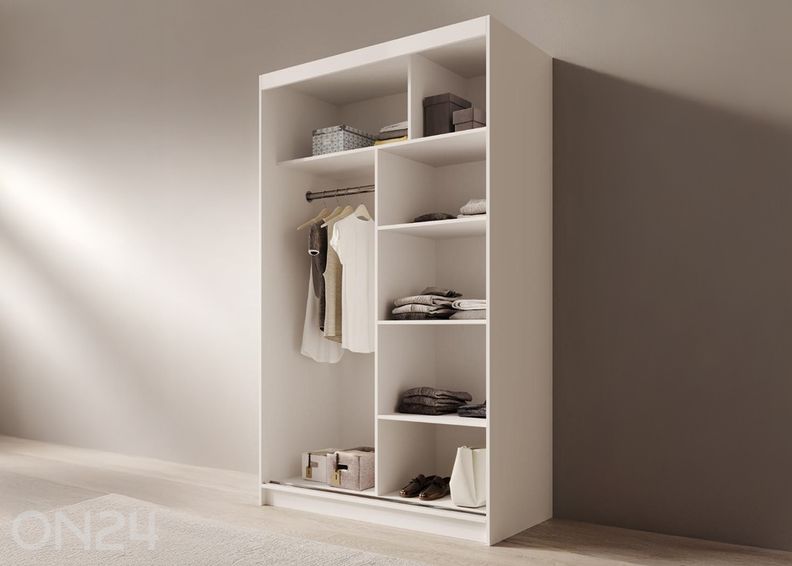 Liukuovikaappi Como 120 cm kuvasuurennos