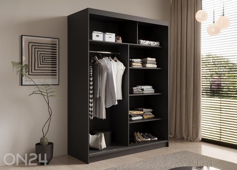 Liukuovikaappi Cuneo 150 cm kuvasuurennos