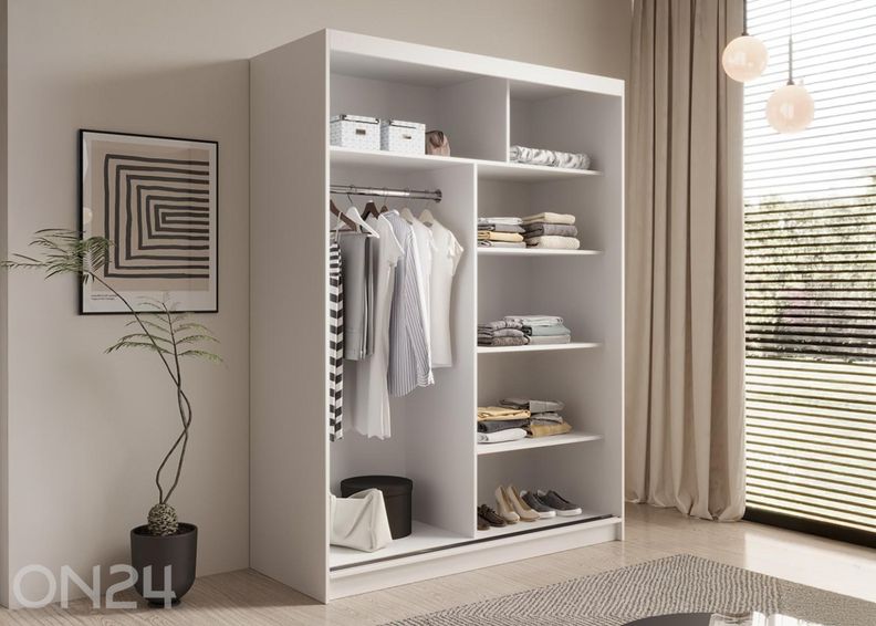 Liukuovikaappi Cuneo 150 cm kuvasuurennos