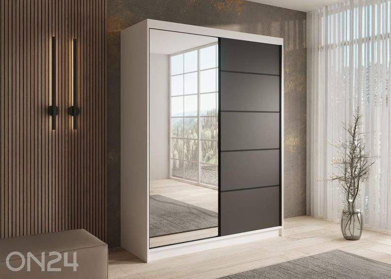 Liukuovikaappi Cuneo I 150 cm kuvasuurennos