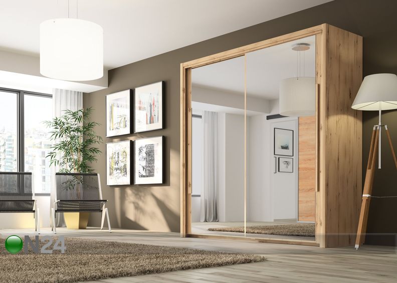 Liukuovikaappi Cyrus 153 cm kuvasuurennos