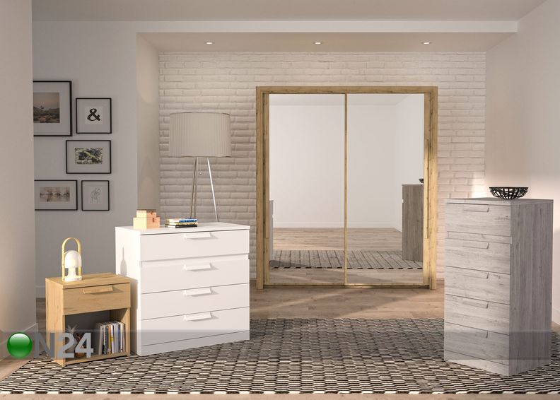 Liukuovikaappi Cyrus 153 cm kuvasuurennos