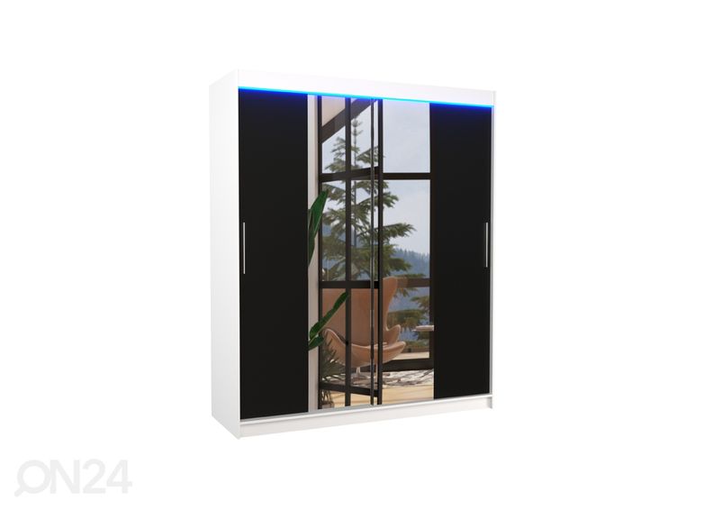 Liukuovikaappi Dalia I 180 cm + LED kuvasuurennos