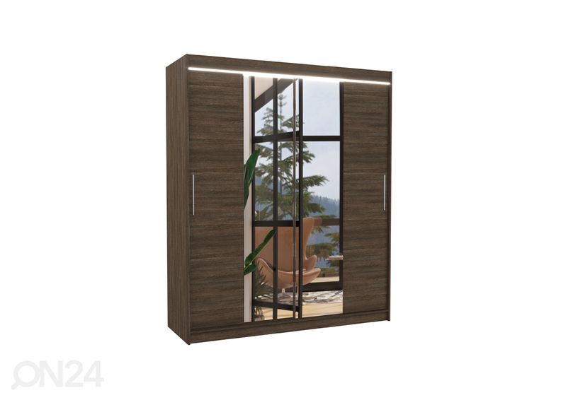 Liukuovikaappi Dalia I 180 cm + LED kuvasuurennos