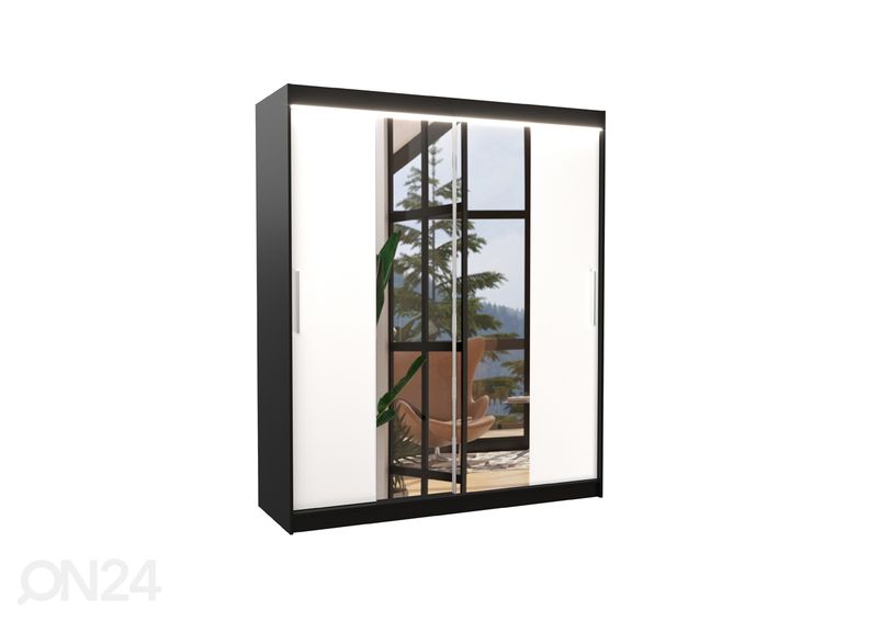 Liukuovikaappi Dalia I 180 cm + LED kuvasuurennos