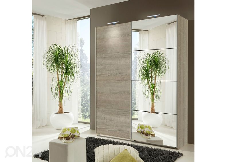 Liukuovikaappi Easy Plus h210x135 cm kuvasuurennos