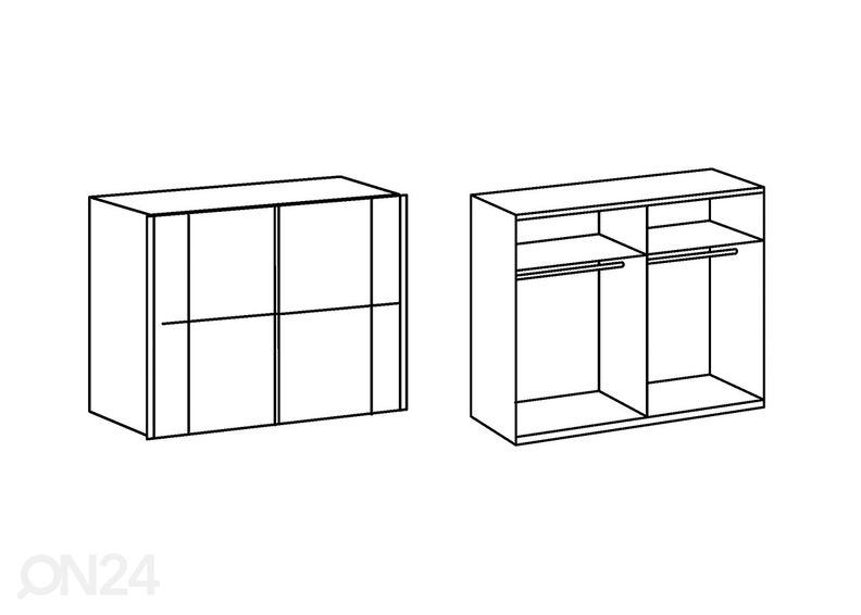 Liukuovikaappi Erfurt kuvasuurennos