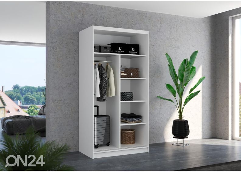 Liukuovikaappi Fran 100 cm kuvasuurennos