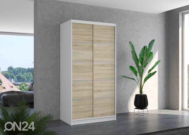 Liukuovikaappi Fran 100 cm kuvasuurennos