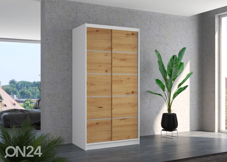 Liukuovikaappi Fran 100 cm kuvasuurennos