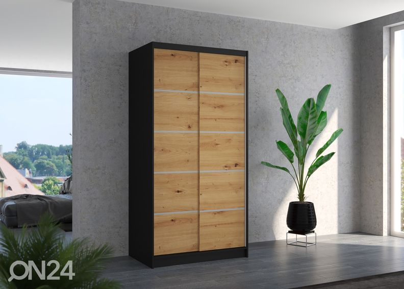 Liukuovikaappi Fran 100 cm kuvasuurennos