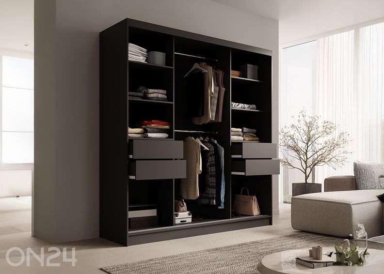 Liukuovikaappi Gironde 200 cm kuvasuurennos