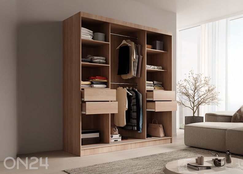 Liukuovikaappi Gironde 200 cm kuvasuurennos