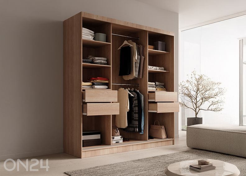 Liukuovikaappi Gironde 200 cm kuvasuurennos