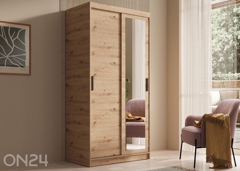 Liukuovikaappi Hally 100 cm kuvasuurennos