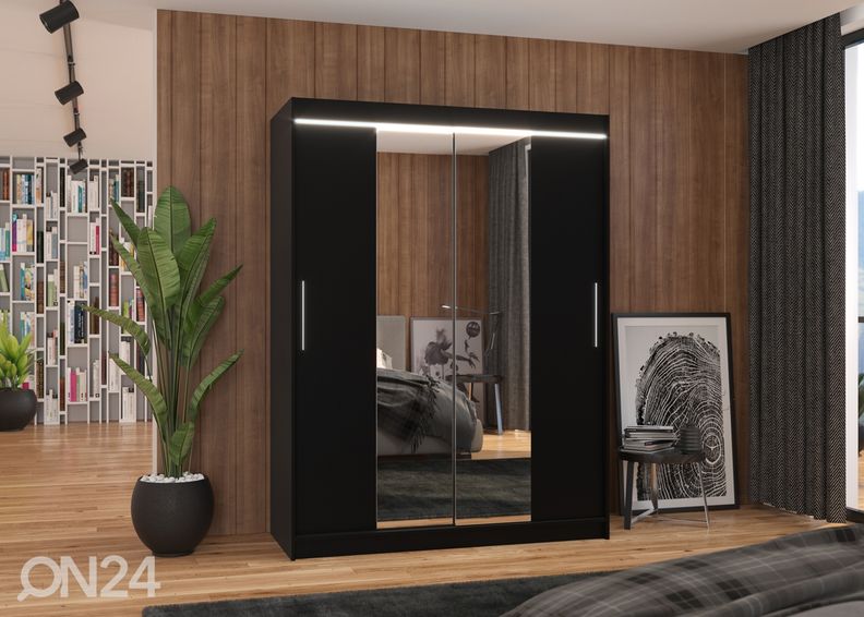 Liukuovikaappi Ines 150 cm + LED kuvasuurennos