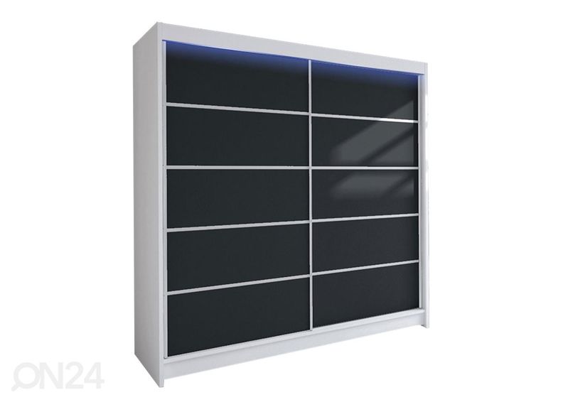 Liukuovikaappi + LED kuvasuurennos