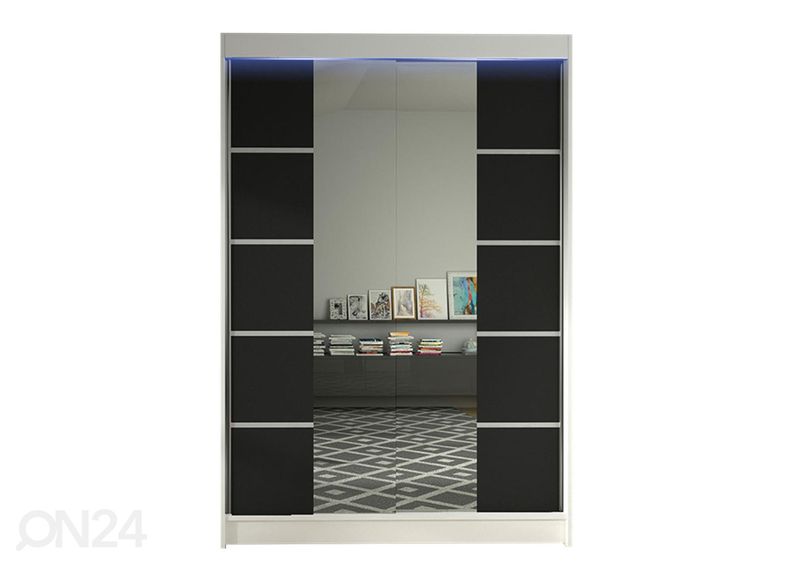 Liukuovikaappi + LED kuvasuurennos