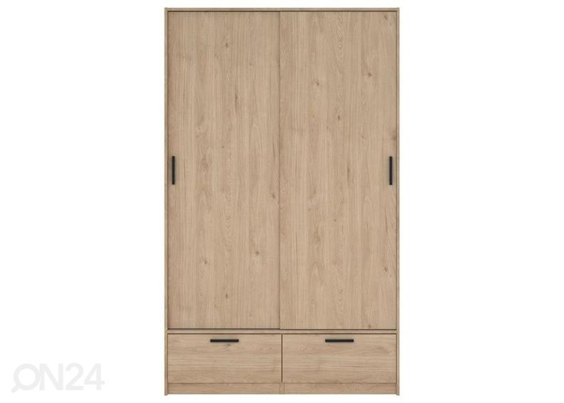 Liukuovikaappi Line 121 cm, hikkori kuvasuurennos