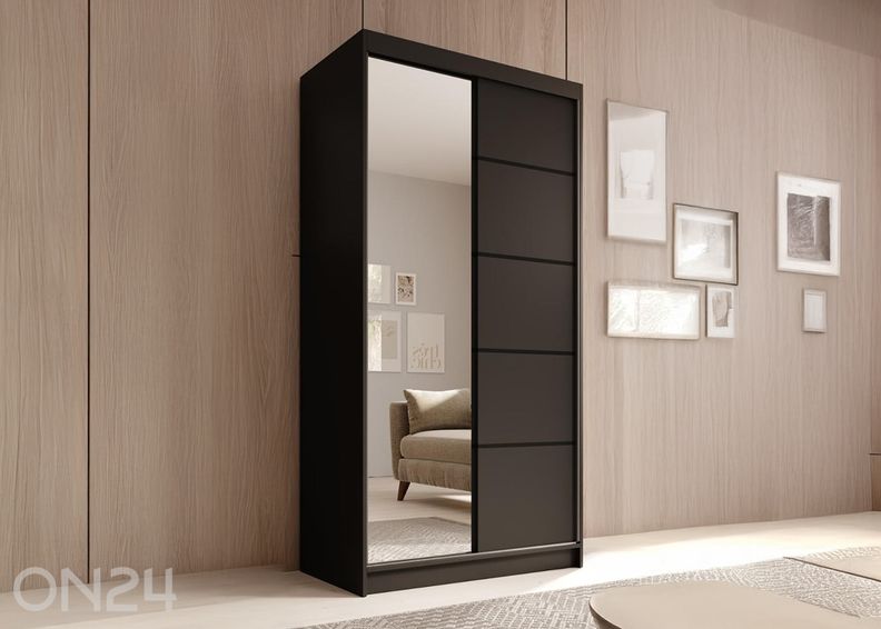 Liukuovikaappi Lucca 100 cm kuvasuurennos