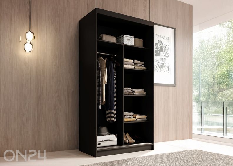 Liukuovikaappi Lucca 100 cm kuvasuurennos