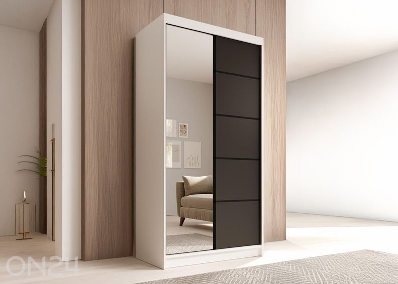 Liukuovikaappi Lucca 100 cm kuvasuurennos