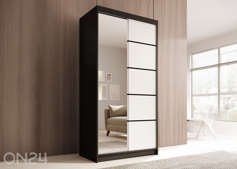 Liukuovikaappi Lucca 100 cm kuvasuurennos