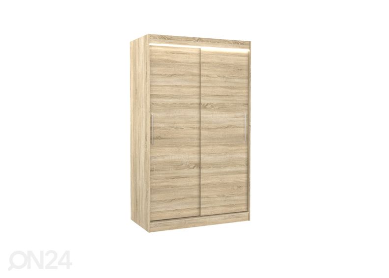 Liukuovikaappi Mars I 120 cm + LED kuvasuurennos