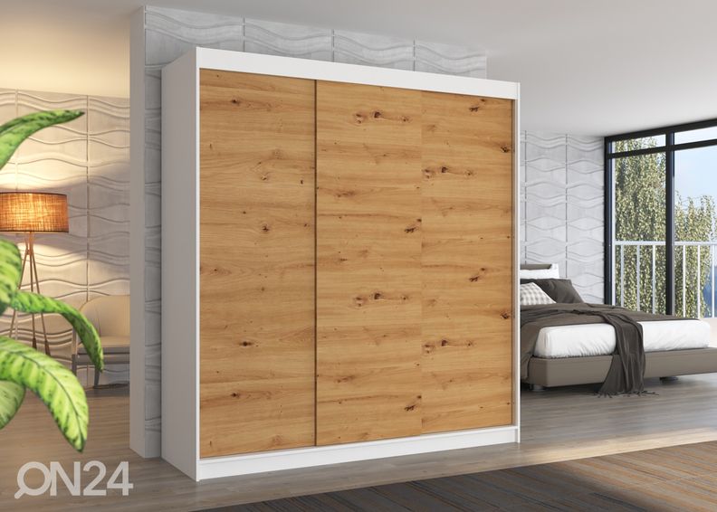 Liukuovikaappi Metra 200 cm kuvasuurennos