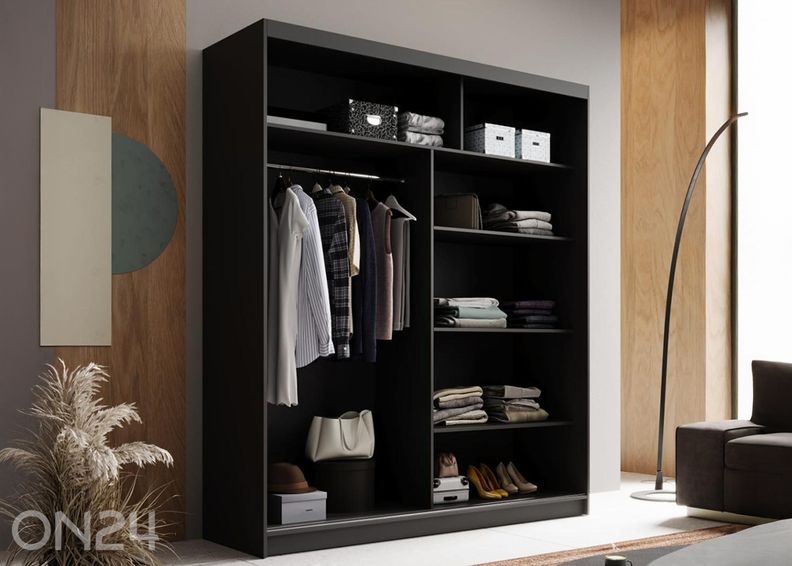 Liukuovikaappi Monte 180 cm kuvasuurennos