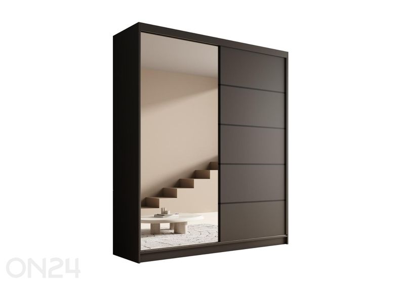 Liukuovikaappi Monte II 180 cm kuvasuurennos