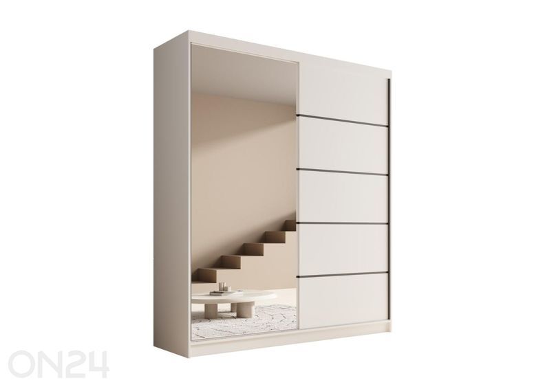 Liukuovikaappi Monte II 180 cm kuvasuurennos
