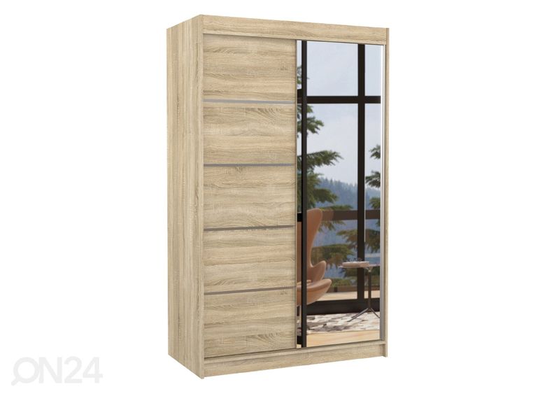 Liukuovikaappi Nicea 120 cm kuvasuurennos