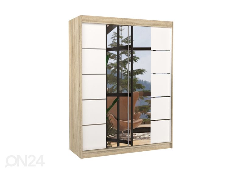 Liukuovikaappi Nordic 150 cm kuvasuurennos