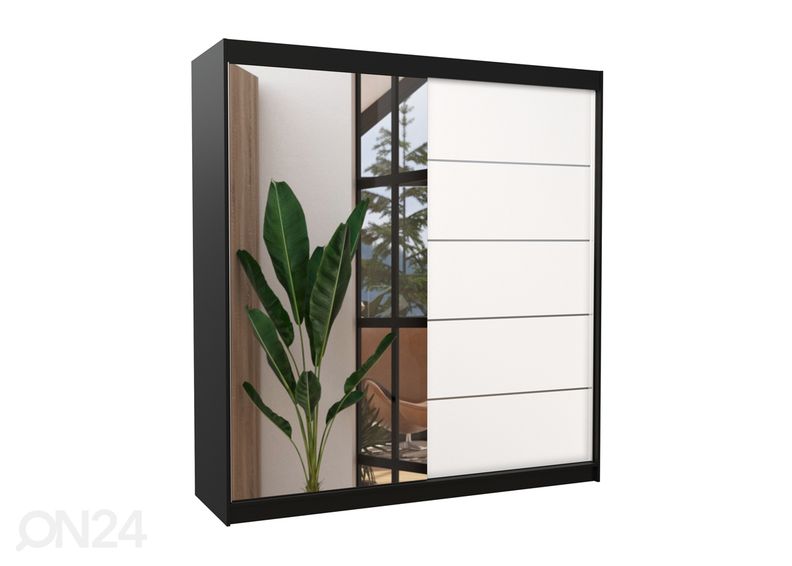 Liukuovikaappi Oliv 200 cm kuvasuurennos